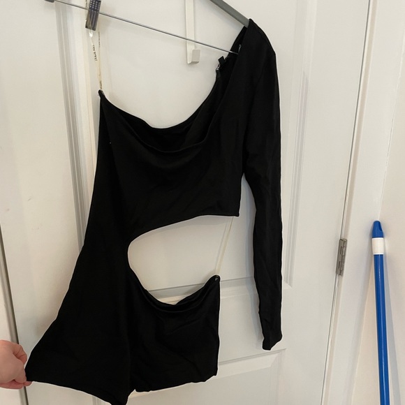 POSTERGIRL. DollsKill. One piece; cutout one sleeved bodysuit - Picture 2 of 8